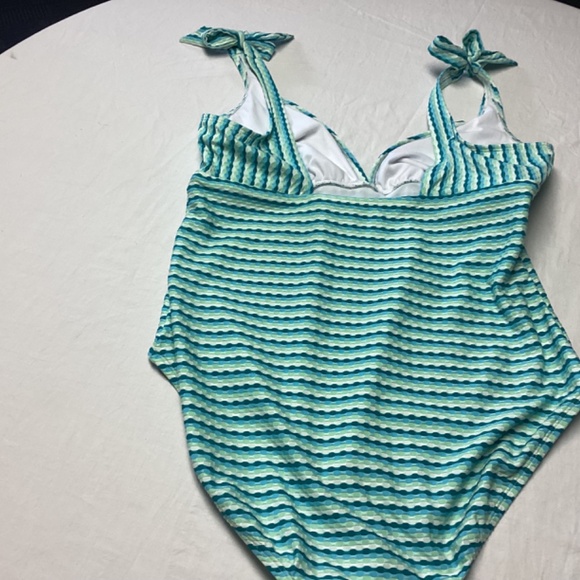 Time true woman’s bathing suit. New turquoise size xl 16-18 - Picture 2 of 5
